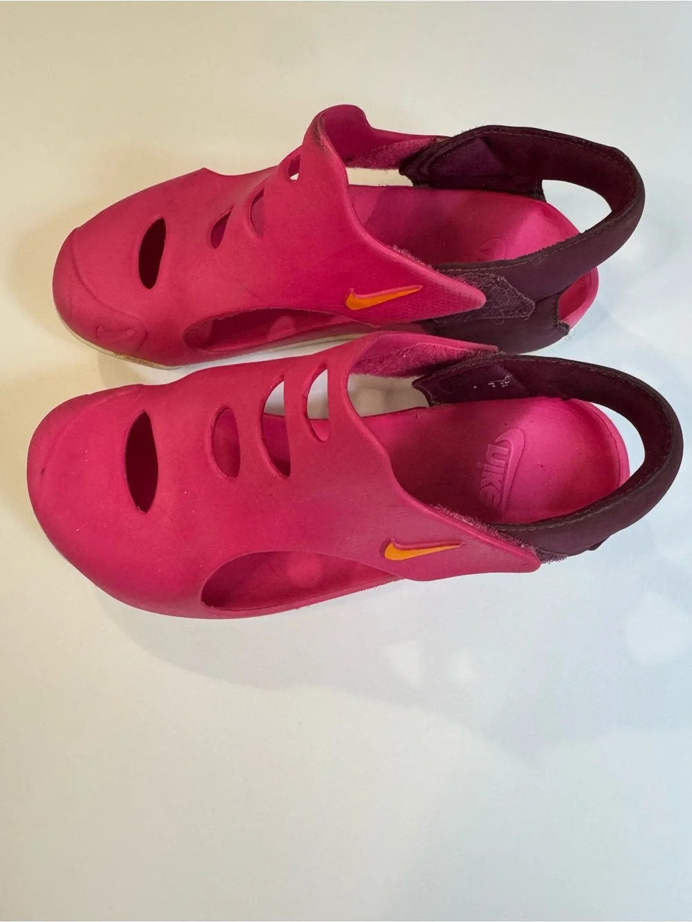 Nike Women's Hot Pink Slip-On Sandals